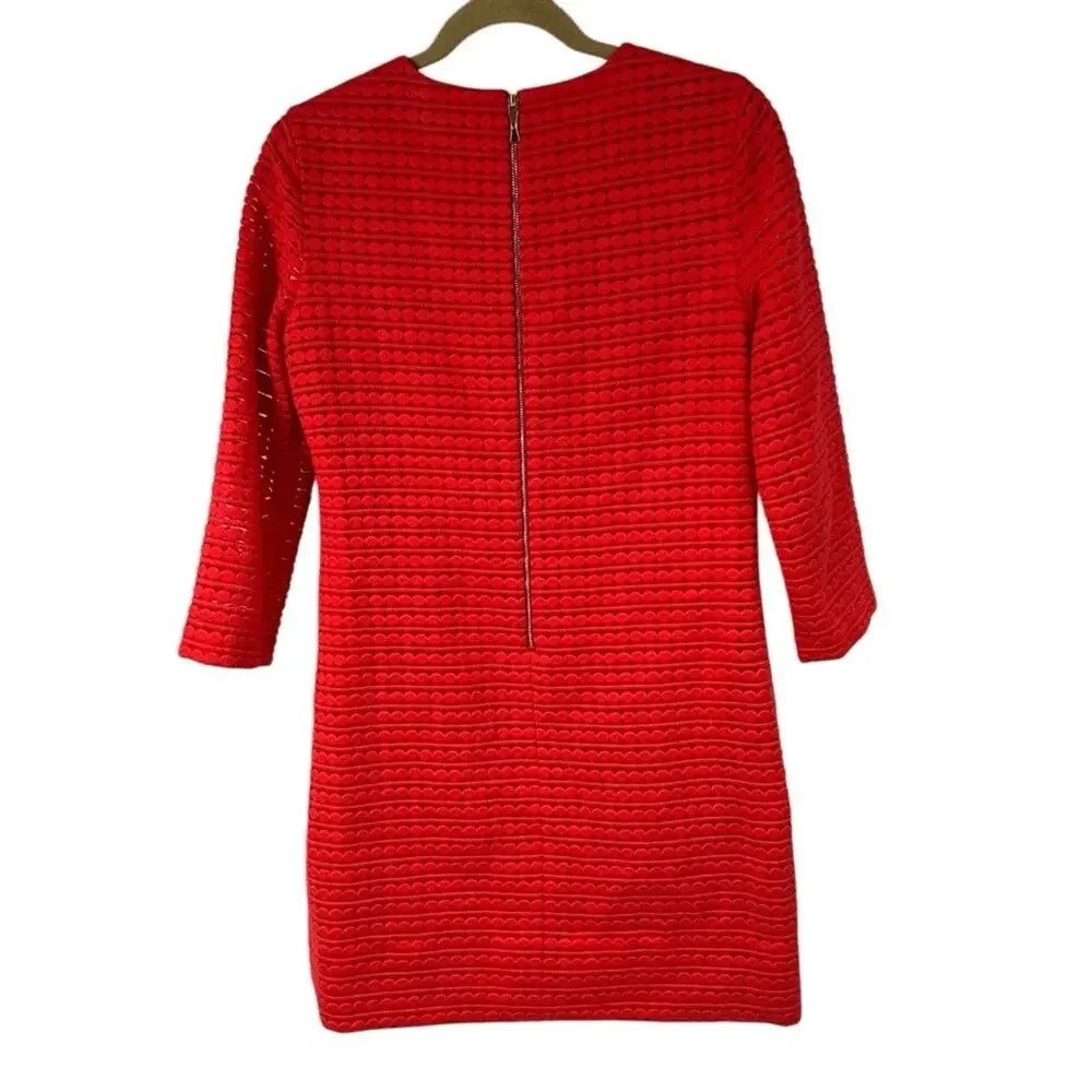 Kate‎ Spade Ashby Blood Orange Half Sleeve Dress Sz 4 Womens